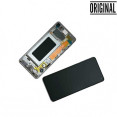 LCD Display / Screen + Touch - Original For Samsung S10 /G973 with Silver Frame