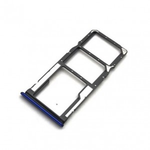 SIM/SD Tray For Redmi 7 Blue