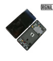 Pantalla para Samsung A51 5G / A516 Con Marco Negro (Original Service Pack)