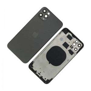 iPhone 11 Pro Max 带框后盖 - 灰色