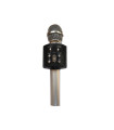 Micrófono inalámbrico por Bluetooth de Mano V6 Plata