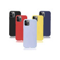 Funda de silicona PREMIUM para iPhone 12 Azul Claro