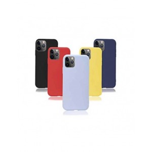 iPhone 12 Pro Max 彩色硅胶套 -黑色