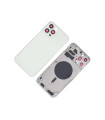 Tapa trasera con chasis para iPhone 12 Pro Max Blanco