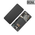 LCD Display / Screen + Touch - Original For Samsung S21 5G 2021 /G991 Grey without battery (Original Service Pack)