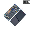 Pantalla para Huawei P30 Lite / 32NPX Con Marco Azul PEACOCK (Original Service Pack)