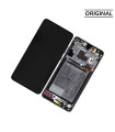 Screen For Huawei Mate 20 with purple frame and battery (Original)