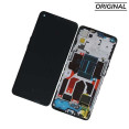 Screen For OPPO Find X3 Lite with Frame (Black) - Original -