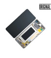 LCD Display / Screen + Touch - Original For Samsung S10 Plus /G975 Ceramic/White (Original Service Pack)