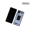 Screen For Mi Xiaomi 12 Pro (2201122C) / 12S Pro (2206122SC) with Frame (Blue) - Original -