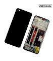 Screen For OPPO Reno 4 Lite with Frame (Black) - Original -