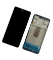 Screen For Samsung M54 5G / M546 (2023) with Frame (Black) - Original Service Pack -