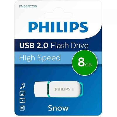 Pendrive de 8Gb - PHILIPS Snow USB 2.0