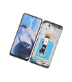 Pantalla para Motorola Moto E22, E22i Con Marco Negro (Original Service Pack)