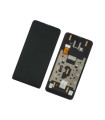 Screen For Mi Mix 3 with Frame (Black) - Original Service Pack -