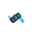 Lente de cámara con embellecedor para Samsung A50 / A505 Negro
