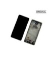 Pantalla para Samsung A72 4G/5G (A725/A726) Con Marco Blanco / Plata (Original Service Pack)