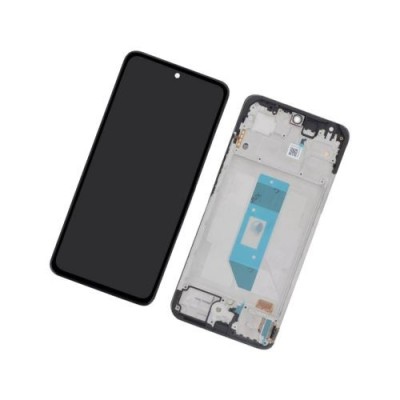 Screen For Redmi Note 14 4G with Frame (Black) - Original Service Pack -