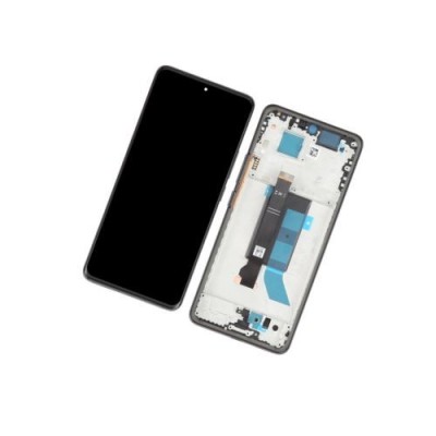 Pantalla para Redmi Note 14 Pro Plus 5G Con Marco Negro (Original Service Pack)