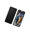 Screen For Samsung A14 / (A145P/A145R) with Frame (Black) - Premium Quality -