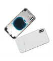 Tapa trasera con chasis para iPhone XS Blanca