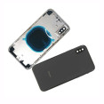 Tapa trasera con chasis para iPhone XS Negra (Gris Especial)