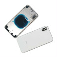 Tapa trasera con chasis para iPhone X Blanca