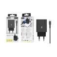 Cargador con Cable de Tipo-C 2 USB 2.4A Negro - A6101NE