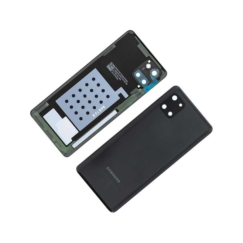Tapas antipolvo set negra para Samsung Galaxy Note 10 Lite capuchón tapón