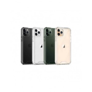 Funda De Gel De Silicona Apple Iphone 12 Pro Max Blanco Premium